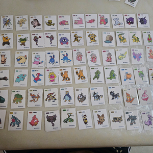 포켓몬 띠부씰 판매합니다. 이미지