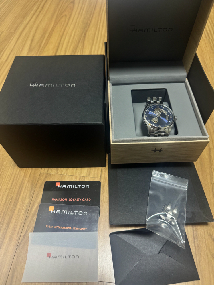 해밀턴 재즈마스터 오픈하트 청판 42mm 이미지