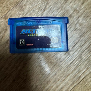 메트로이드 제로 미션 GBA 게임칩 이미지
