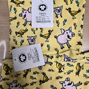 던스 노랑돼지 반팔104 반바지98104 세트 새상품 이미지