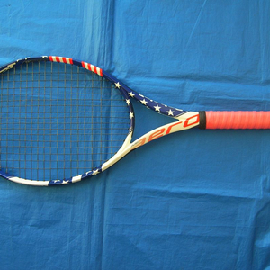 테니스 바블랏 US오픈 잭삭선수 퓨어에어로 테니스라켓 이미지