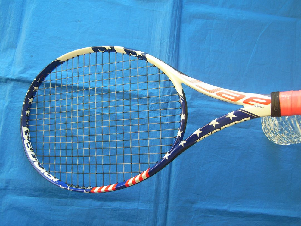 테니스 바블랏 US오픈 잭삭선수 퓨어에어로 테니스라켓 이미지