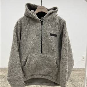 피오갓 에센셜 플리츠 반집업후드S(100) 이미지