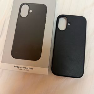 노마드 아이폰17 가죽 범퍼 맥세이프케이스 블랙 이미지