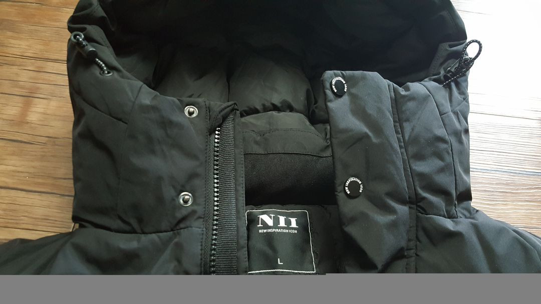 여성 아동 사이즈80 140~155 NII 오리털 후드 롱패딩 이미지