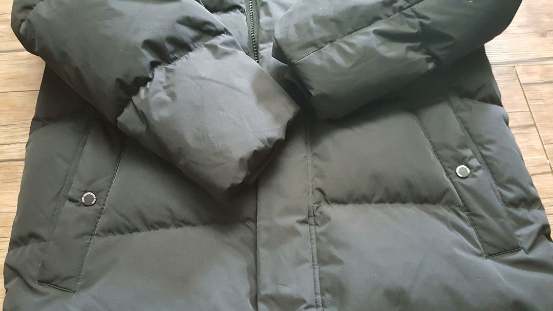 여성 아동 사이즈80 140~155 NII 오리털 후드 롱패딩 이미지