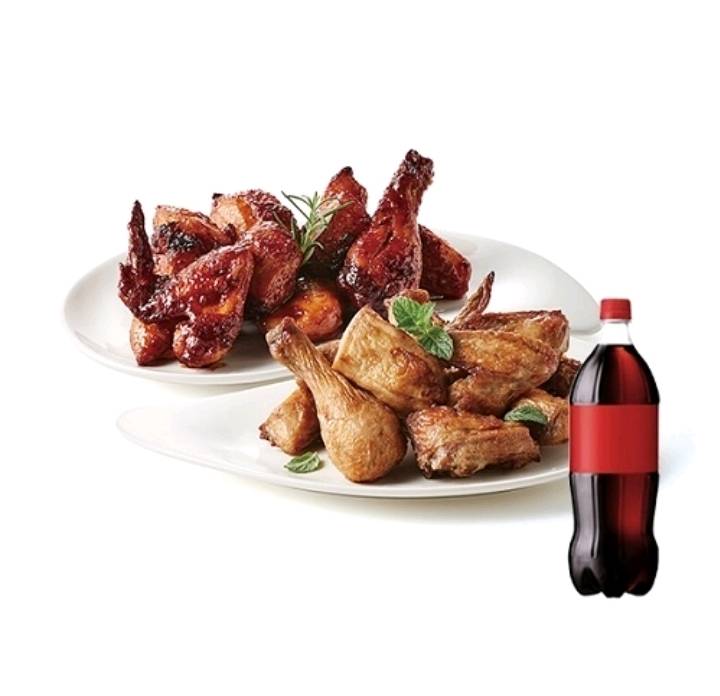 BBQ 황금올리브 닭다리, 황금올리브 콤보, 황금올리브 후라이드 양념/ 굽네치킨 고추바사삭 갈비천왕,볼케이노 치킨 이미지