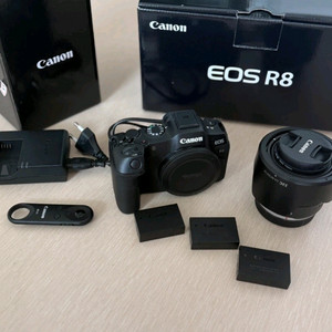 캐논 Eos r8 +rf 35.8 렌즈 풀셋 이미지