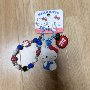 [새상품] 헬로키티 키티 피규어 스트랩 키링 이미지