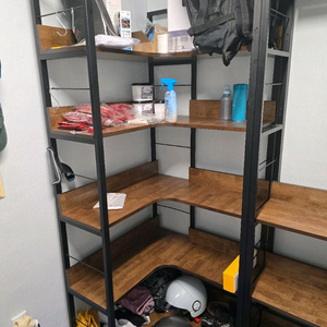 원목 코너선반 이미지