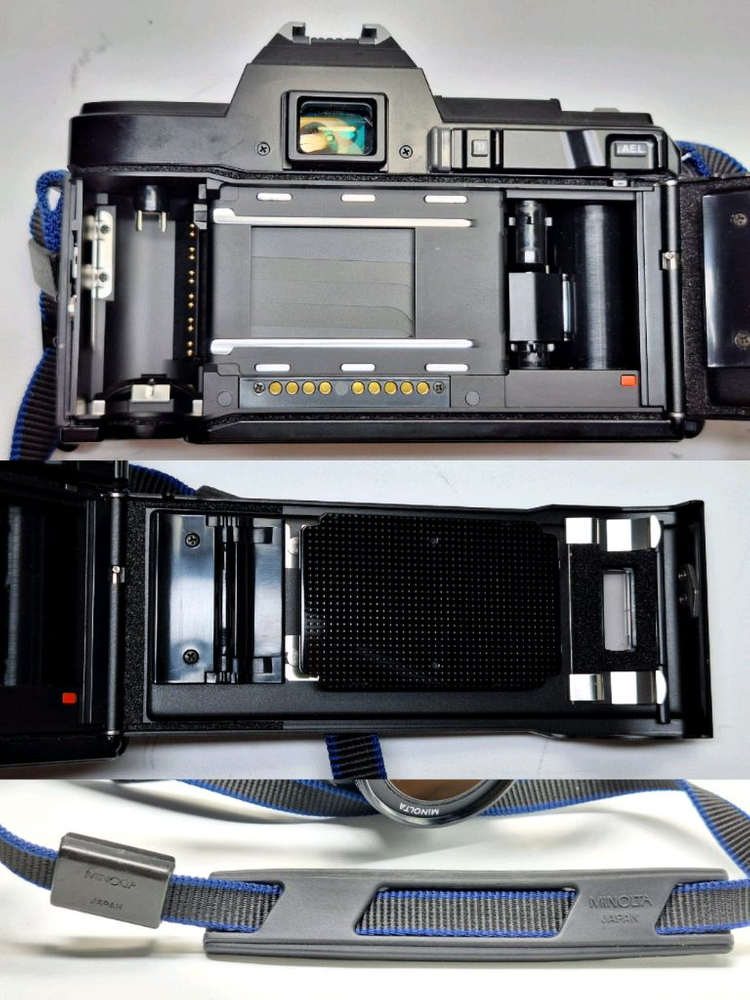 빈티지 필름카메라 풀세트/미놀타 a-7000 35-70mm 렌즈 스트로브 카메라가방 레트로 앤틱 로모 필카 감성 이미지