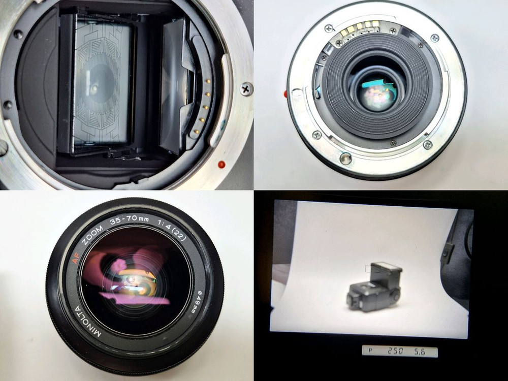 빈티지 필름카메라 풀세트/미놀타 a-7000 35-70mm 렌즈 스트로브 카메라가방 레트로 앤틱 로모 필카 감성 이미지