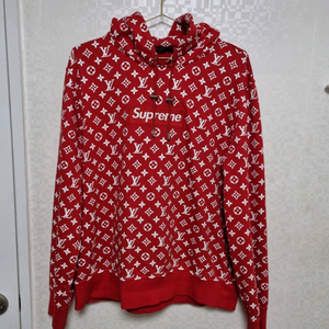 [XXL] 슈프림 루이비통 콜라보 후드 레드 이미지