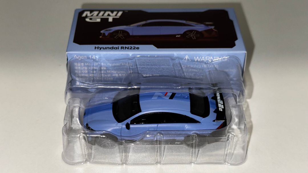 1/64 미니지티 현대 RN22e 스카이블루 다이캐스트 모형자동차 이미지