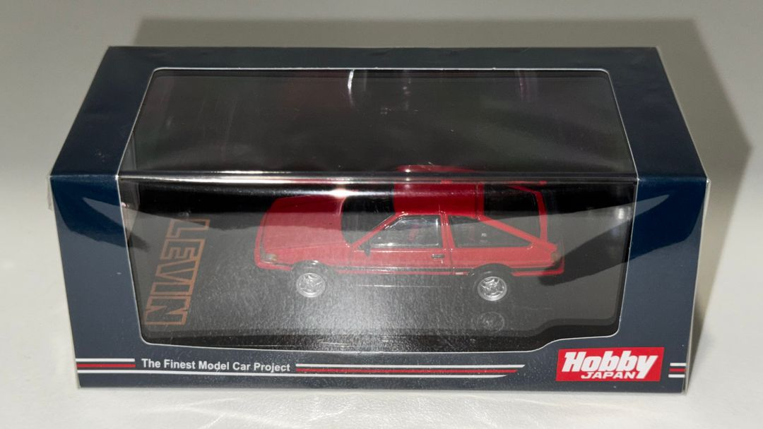 1/64 하비재팬 도요타 코롤라 레빈 AE86 레드 다이캐스트 모형자동차 이미지