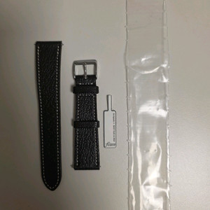 Fluco 플루코 다크브라운 가죽 시계 스트랩 20mm 이미지