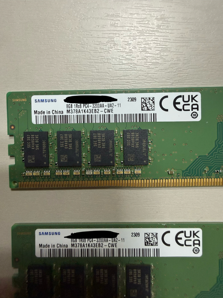 삼성 ddr4 8gb x2 총 16gb 이미지