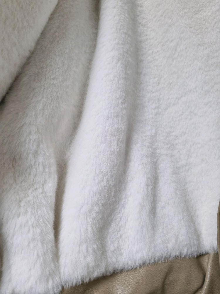 ulia 인조레더 크롭 자켓 베이지 무료배송 이미지