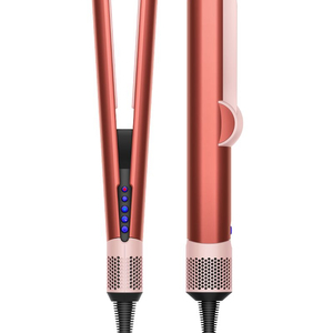 [S급/다이슨] 에어스트레이트 스트레이트너 스트로베리 브론즈/블러시 핑크 / 바람으로 열손상 없이 스트레이트 이미지