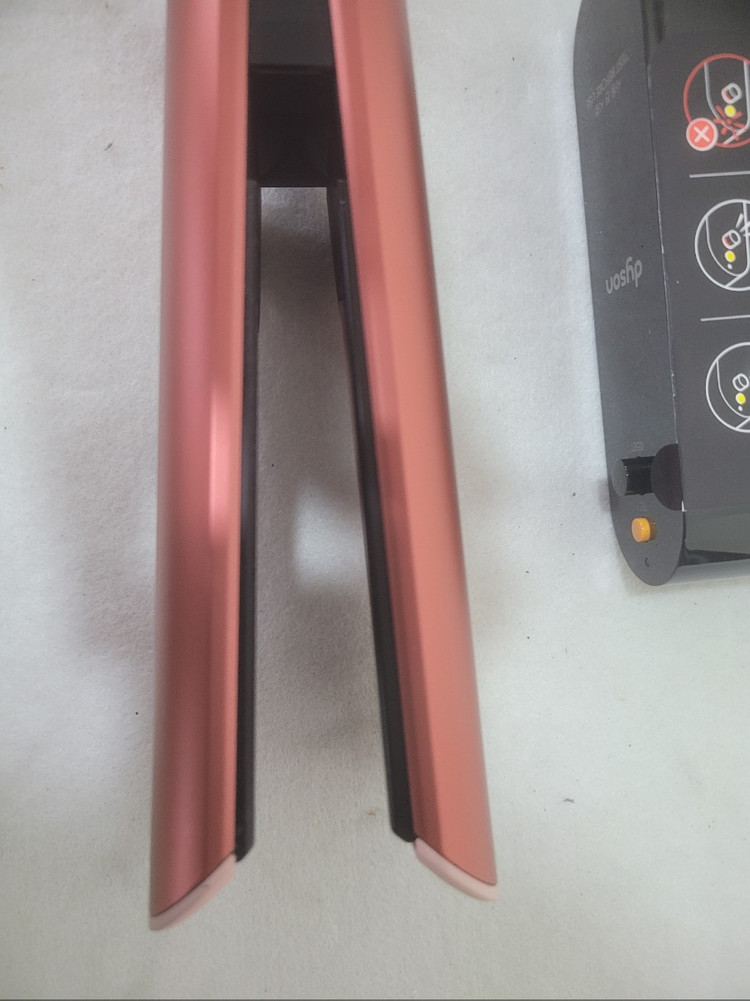 [S급/다이슨] 에어스트레이트 스트레이트너 스트로베리 브론즈/블러시 핑크 / 바람으로 열손상 없이 스트레이트 이미지