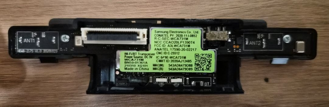 [부품]삼성 65인치 TV KQ65QA70AFXKR 부품(메인보드, 파워보드, WIFI/BT 모듈, 스탠드) 판매 이미지