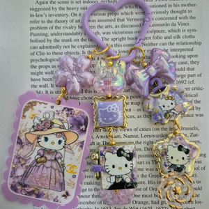 핸드메이드 키티 키링 이미지