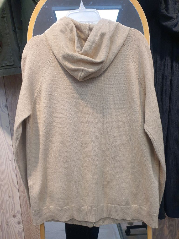 노앙 크루(Nohant Crew) 니트 후드 집업 베이지 (실측 가슴 48) 이미지