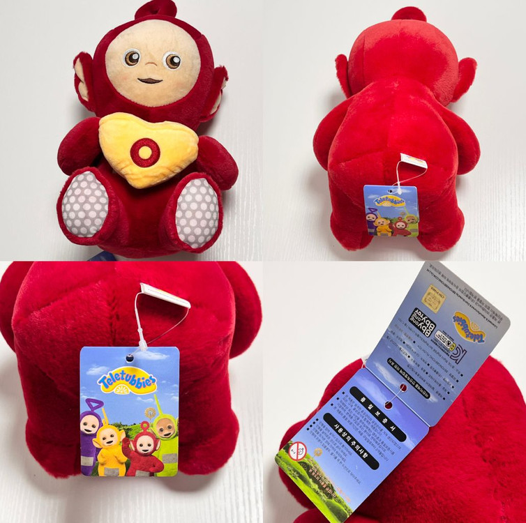 텔레토비 뽀 하트쿠션 인형 25cm 새상품 이미지