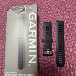 가민 포러너570 정품 스트랩 20mm 블랙 이미지
