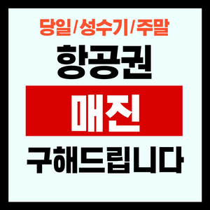 4/4 4/5 4/6 4/12 당일 매진된 비행기표 제주-김포/부산/청주/대구/광주 구해드립니다 이미지