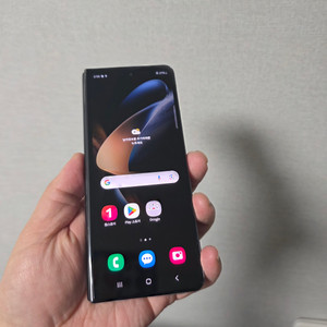 갤럭시 Z폴드4 블랙 256기가 새상품 팔아요~ 이미지