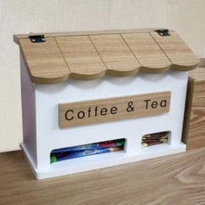 커피 박스 네츄럴 커피 녹차 티백 정리함 케이스 보관함 이미지