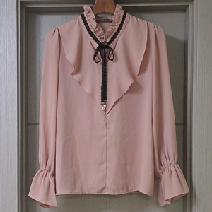 진주레이스끈블라우스 이미지