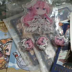 니케 3주년 뱃지 4종 명조 맘스터치 원신 이미지