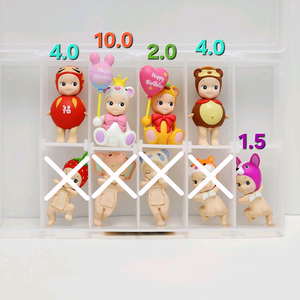 소니엔젤 히퍼 루킹백 불독/재패니즈 굿럭 다루마,너구리/버스데이 기프트베어 시크릿, 오렌지 이미지