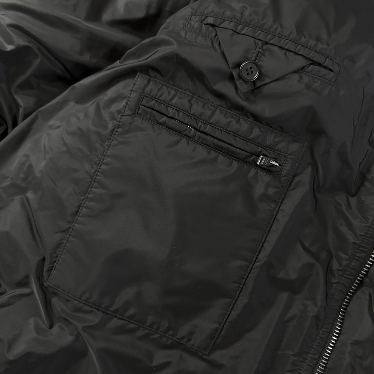 [S/당일출고]프라다 삼각로고 롱패딩 이미지