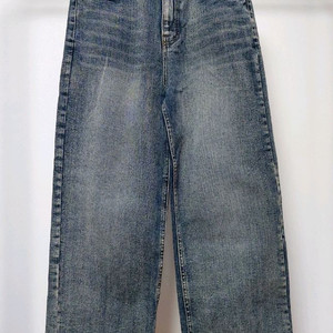 슬로우무드(SLOWMOOD) 여성 워싱 와이드 데님팬츠(S) 이미지