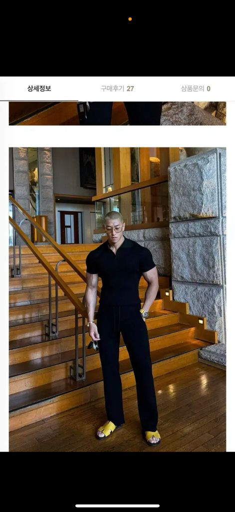 48 라피나토 에뚜알 홀가먼트 니트셋업 블랙 이미지