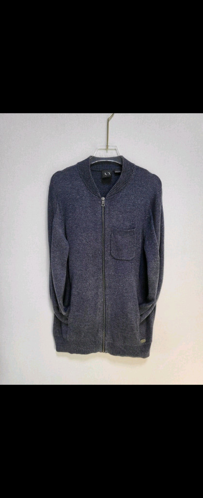 세일!남녀공용AX 아르마니 익스체인지 남성 니트 집업 가디건 이미지