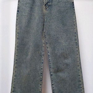 슬로우무드 네츄럴 여성 워싱 와이드 데님팬츠(S) 이미지