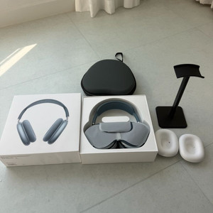 에어팟맥스 c타입 스카이블루 새상품급 이미지