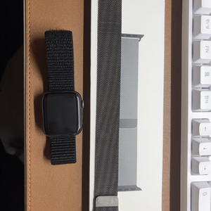 애플워치 se1 44mm 스그 + 정품 스그 밀레니즈 루프 이미지