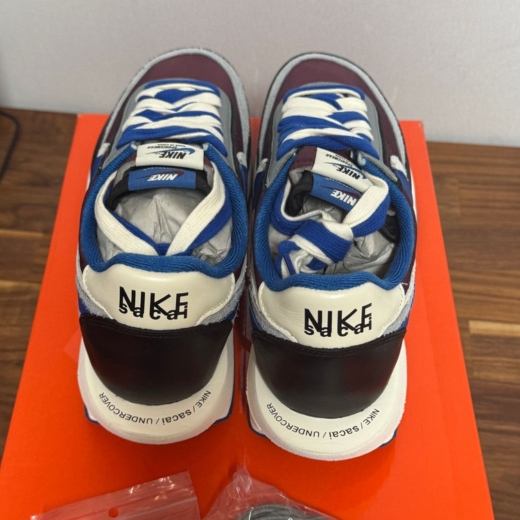 나이키 사카이 언더커버 LD 와플 나이트마룬 팀로얄 275 사이즈 지드래곤 스니커즈 운동화 신발 DJ4877-600 이미지