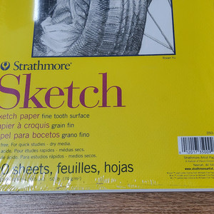 스트라스모아 스케치(북) 74g 8절 크기 100매 이미지