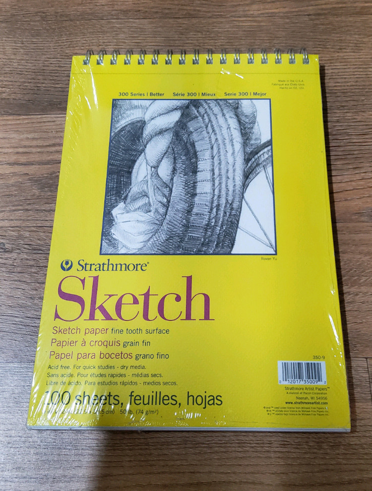 스트라스모아 스케치(북) 74g 8절 크기 100매 이미지