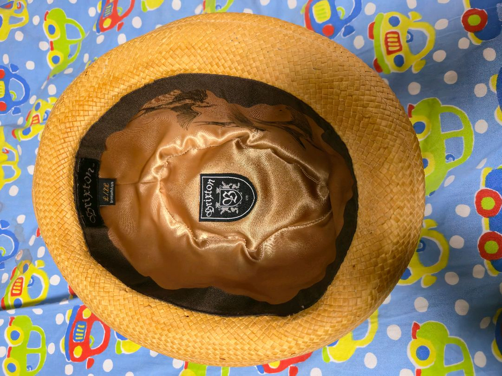 브릭스톤 밀짚 숏 페도라 이미지