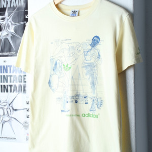 W(M-L) 아디다스 반팔 티셔츠 90년대 일본 이미지