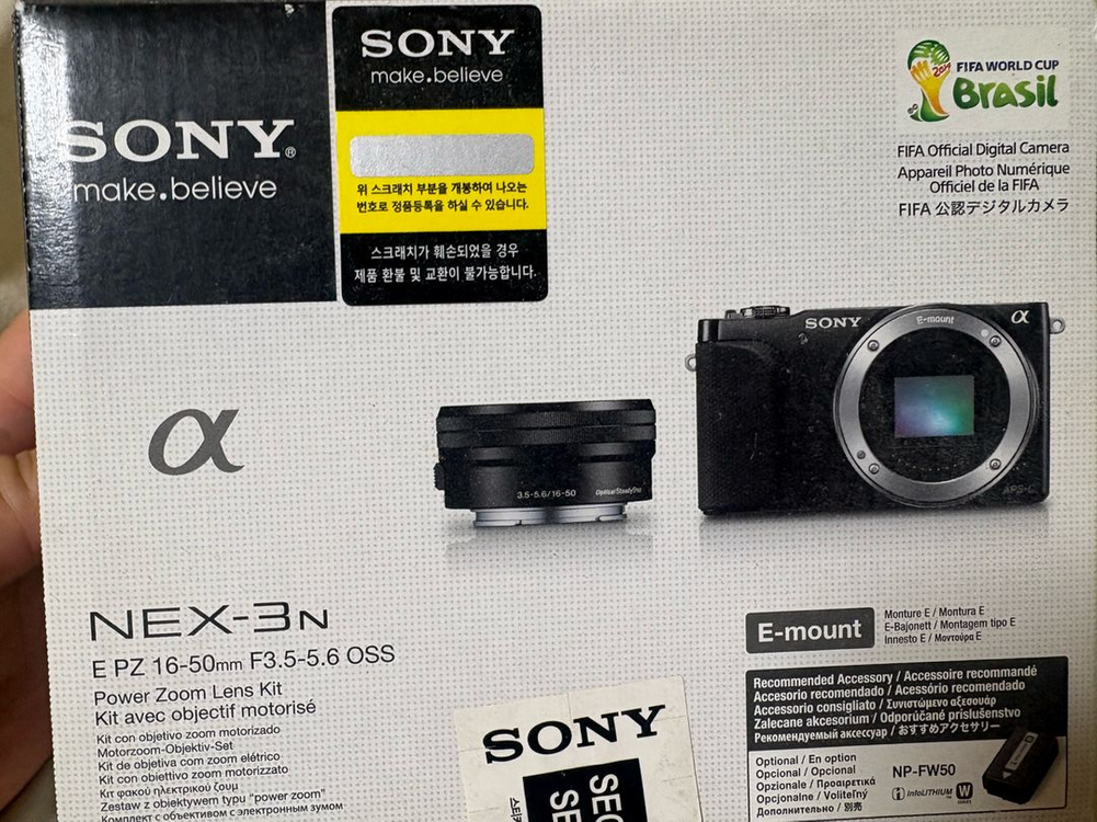미개봉 소니 NEX-3N 파워줌 렌즈키트 팔아요 이미지