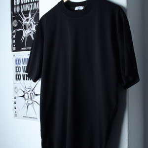 (M-L) 엘무드 반팔 티셔츠 블랙 무지 놈코어 이미지