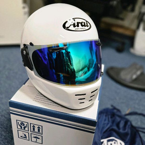 [일주일전구매] 아라이 라피드네오 M 사이즈 새상품, VAS-V 컬러쉴드(블루) 이미지